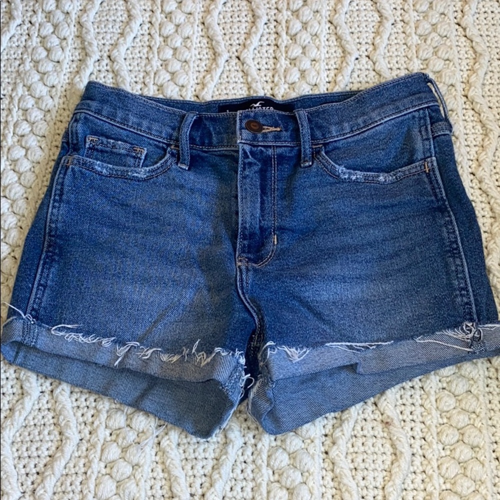 Hollister high rise jean shorts vintage stretch